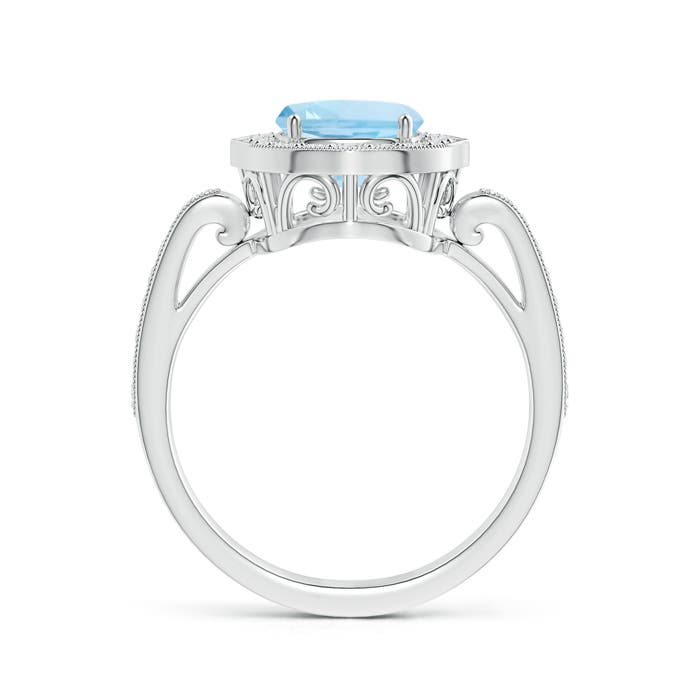 AAA - Aquamarine / 2.24 CT / 14 KT White Gold