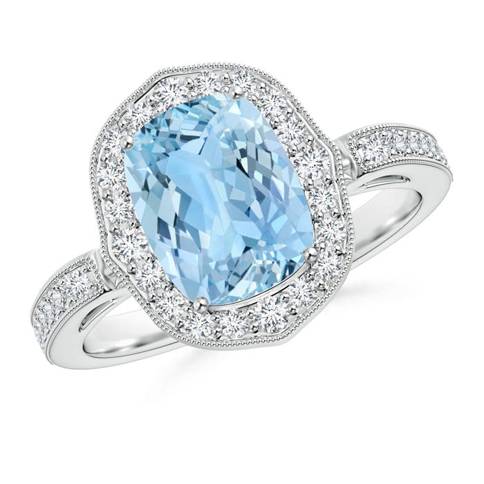 AAAA - Aquamarine / 2.24 CT / 14 KT White Gold