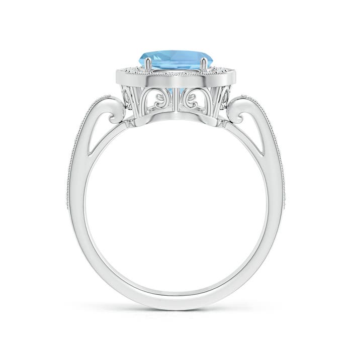 AAAA - Aquamarine / 2.24 CT / 14 KT White Gold