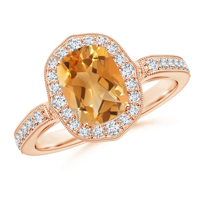 A - Citrine / 1.67 CT / 14 KT Rose Gold