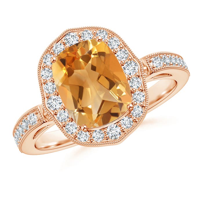 A - Citrine / 2.34 CT / 14 KT Rose Gold