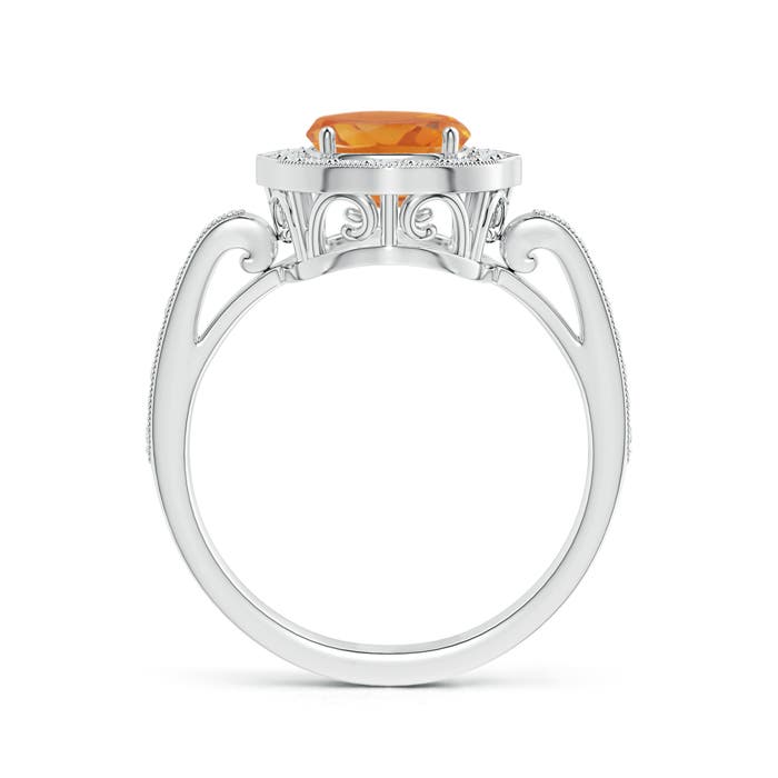 AA - Citrine / 2.34 CT / 14 KT White Gold