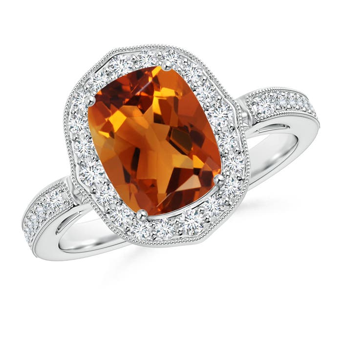 AAAA - Citrine / 2.34 CT / 14 KT White Gold