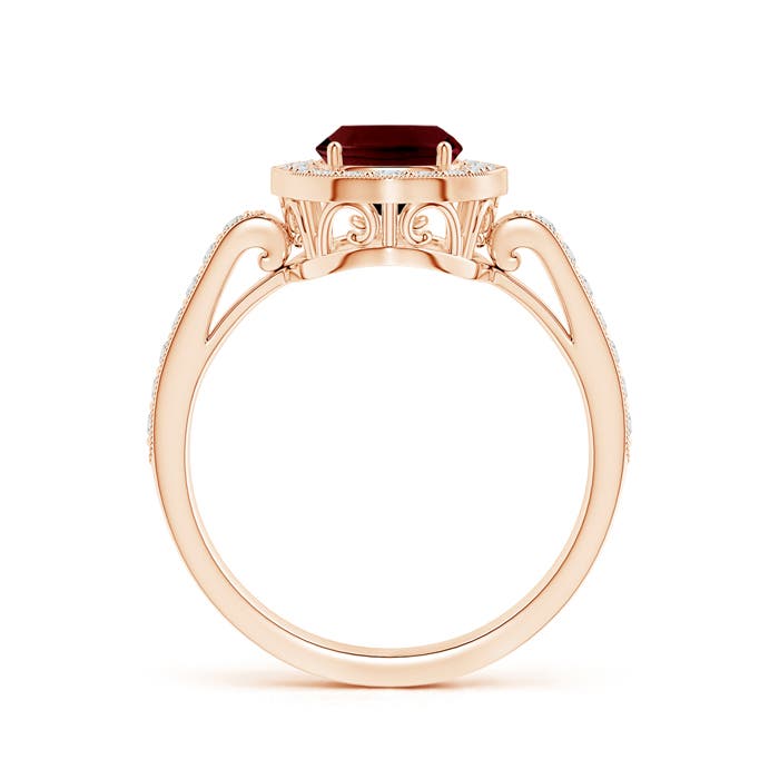 A - Garnet / 1.92 CT / 14 KT Rose Gold