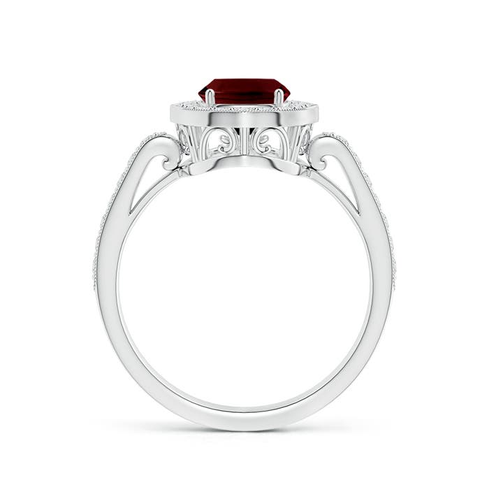 A - Garnet / 1.92 CT / 14 KT White Gold