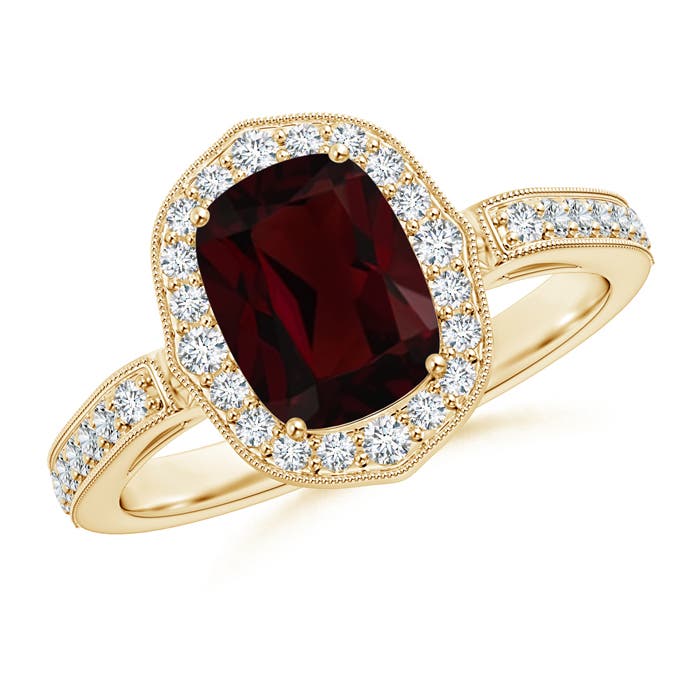 A - Garnet / 1.92 CT / 14 KT Yellow Gold