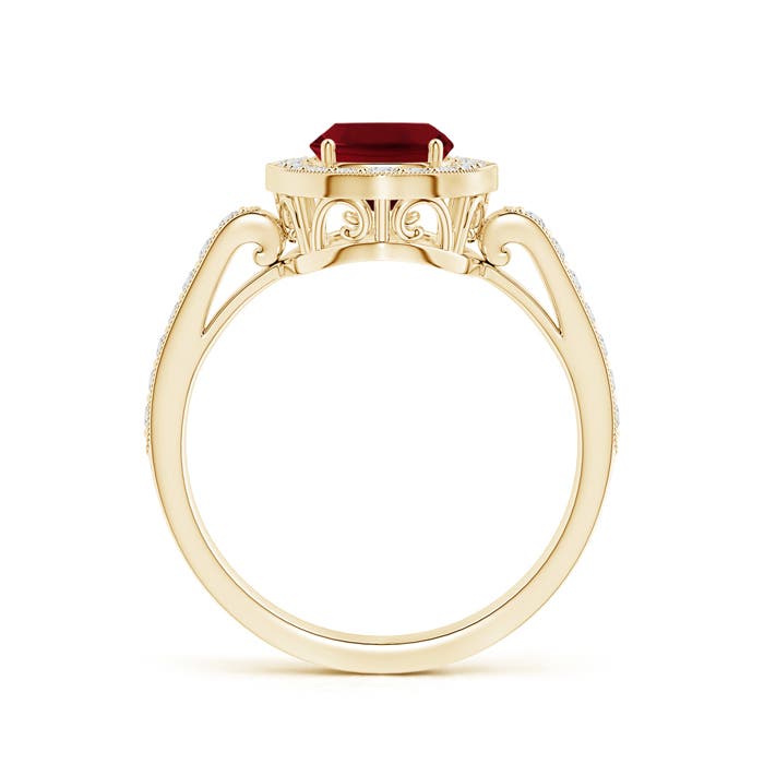 AAAA - Garnet / 1.92 CT / 14 KT Yellow Gold