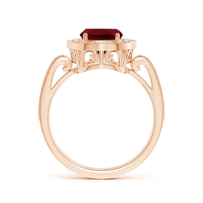 AA - Garnet / 3.29 CT / 14 KT Rose Gold