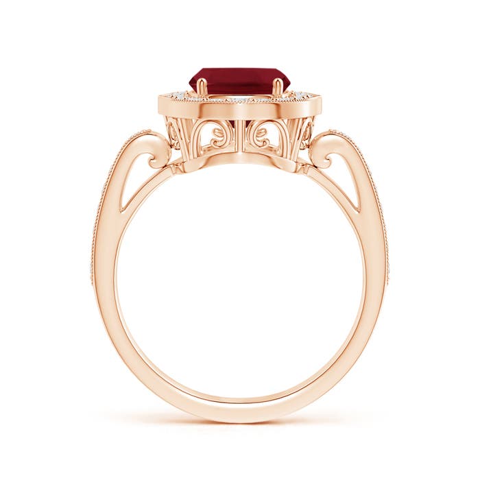 AAA - Garnet / 3.29 CT / 14 KT Rose Gold