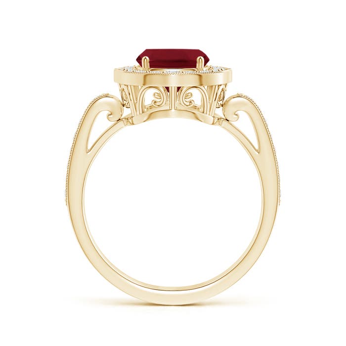 AAA - Garnet / 3.29 CT / 14 KT Yellow Gold