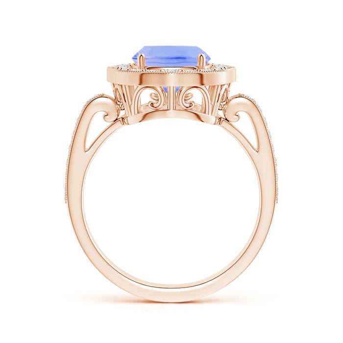 A - Tanzanite / 3.08 CT / 14 KT Rose Gold