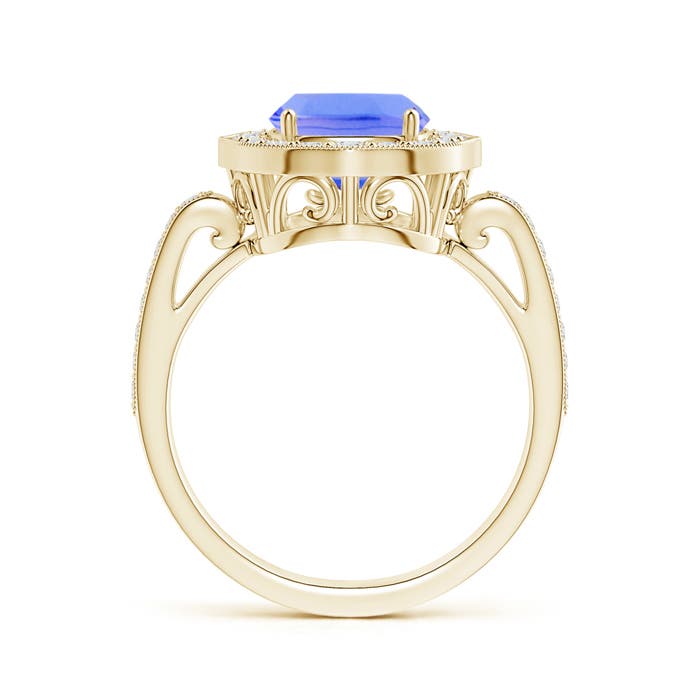 AA - Tanzanite / 3.08 CT / 14 KT Yellow Gold