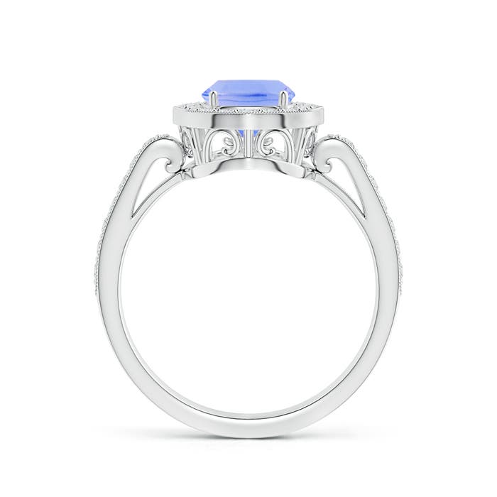 A - Tanzanite / 1.92 CT / 14 KT White Gold