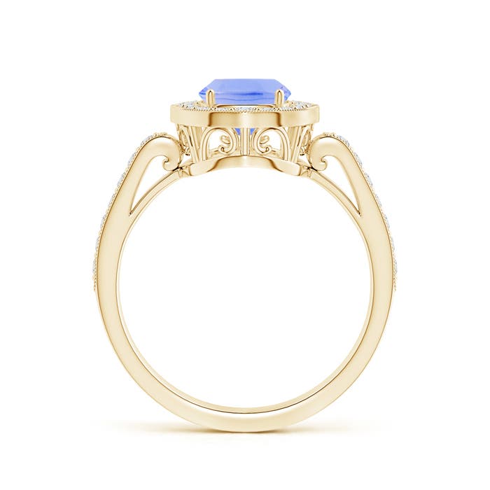 A - Tanzanite / 1.92 CT / 14 KT Yellow Gold