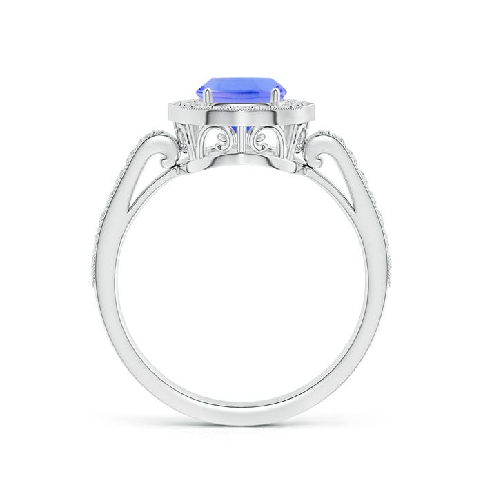 AA - Tanzanite / 1.92 CT / 14 KT White Gold