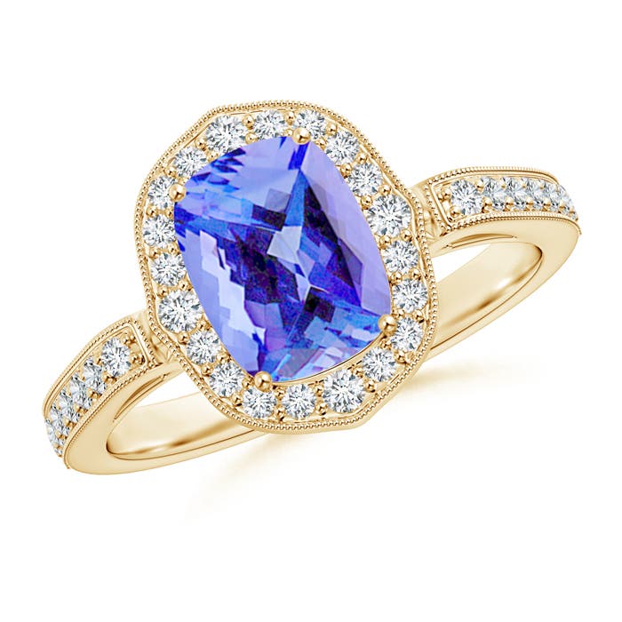 AA - Tanzanite / 1.92 CT / 14 KT Yellow Gold