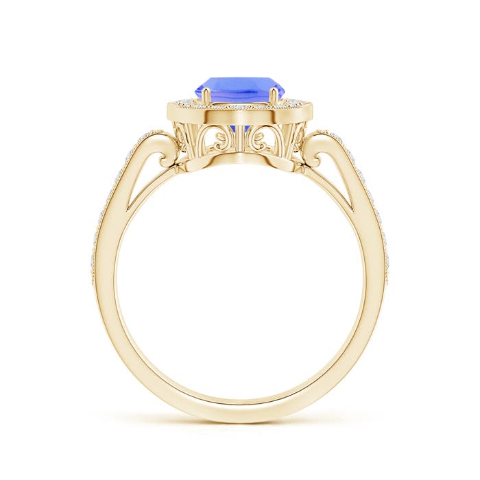 AA - Tanzanite / 1.92 CT / 14 KT Yellow Gold