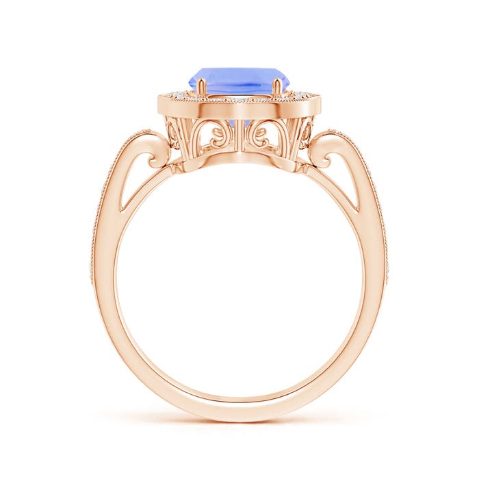 A - Tanzanite / 2.84 CT / 14 KT Rose Gold