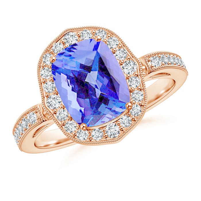 AA - Tanzanite / 2.84 CT / 14 KT Rose Gold