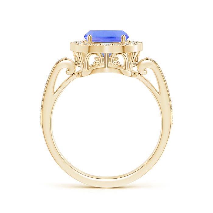 AA - Tanzanite / 2.84 CT / 14 KT Yellow Gold