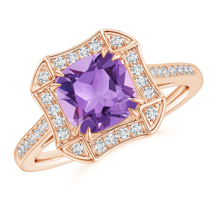 A - Amethyst / 1.62 CT / 14 KT Rose Gold