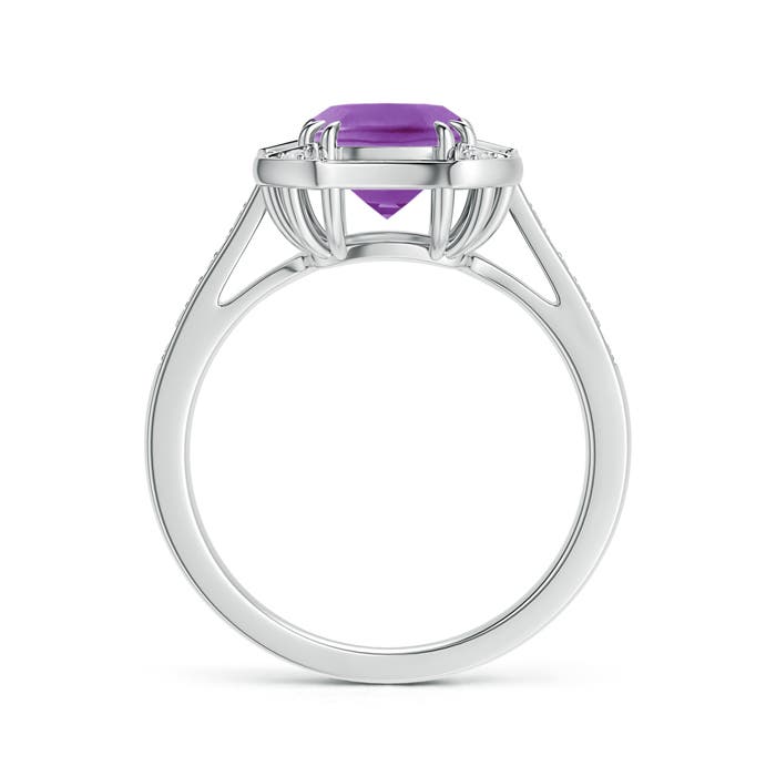 AA - Amethyst / 1.62 CT / 14 KT White Gold