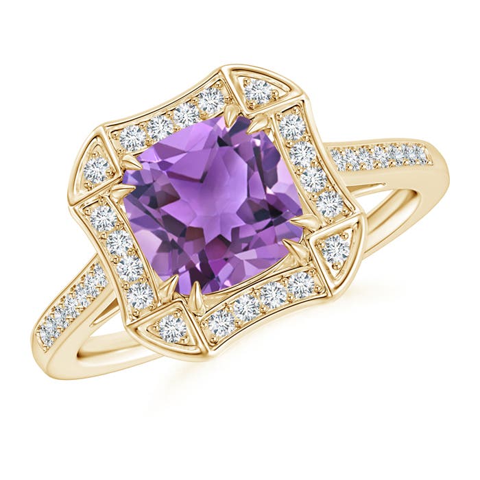 AA - Amethyst / 1.62 CT / 14 KT Yellow Gold