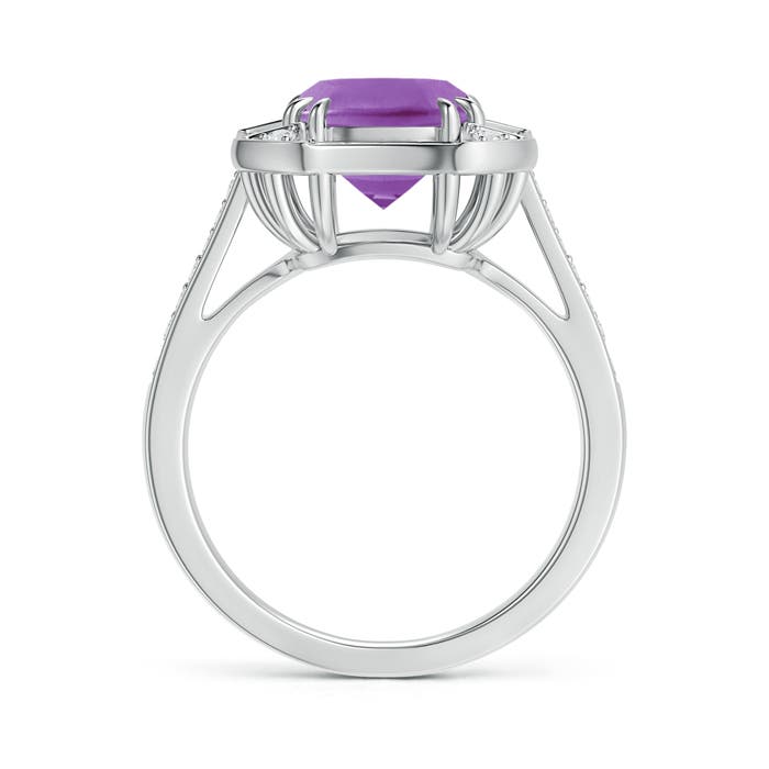 A - Amethyst / 2.54 CT / 14 KT White Gold