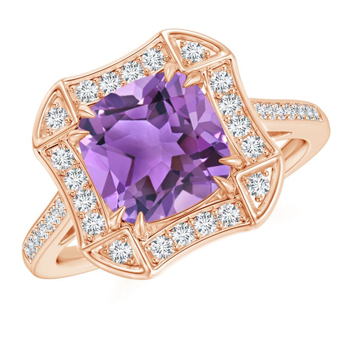 AA - Amethyst / 2.54 CT / 14 KT Rose Gold