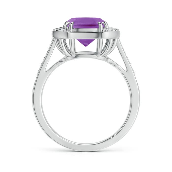 AA - Amethyst / 2.54 CT / 14 KT White Gold