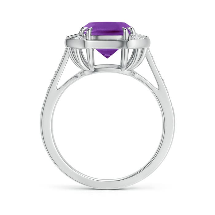 AAA - Amethyst / 2.54 CT / 14 KT White Gold