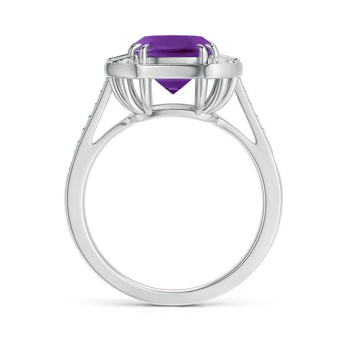 AAAA - Amethyst / 2.54 CT / 14 KT White Gold