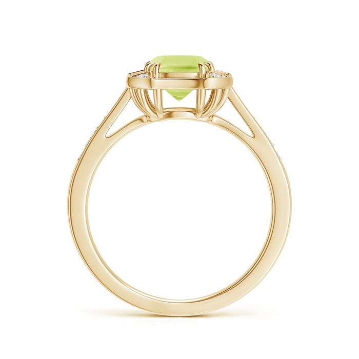 A - Peridot / 1.28 CT / 14 KT Yellow Gold