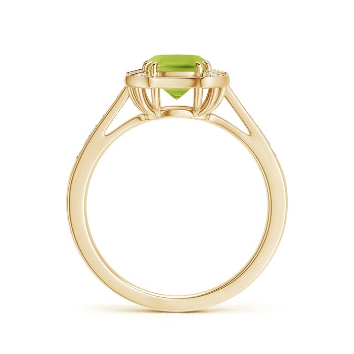 AA - Peridot / 1.28 CT / 14 KT Yellow Gold