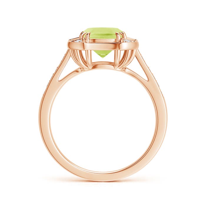 A - Peridot / 1.67 CT / 14 KT Rose Gold