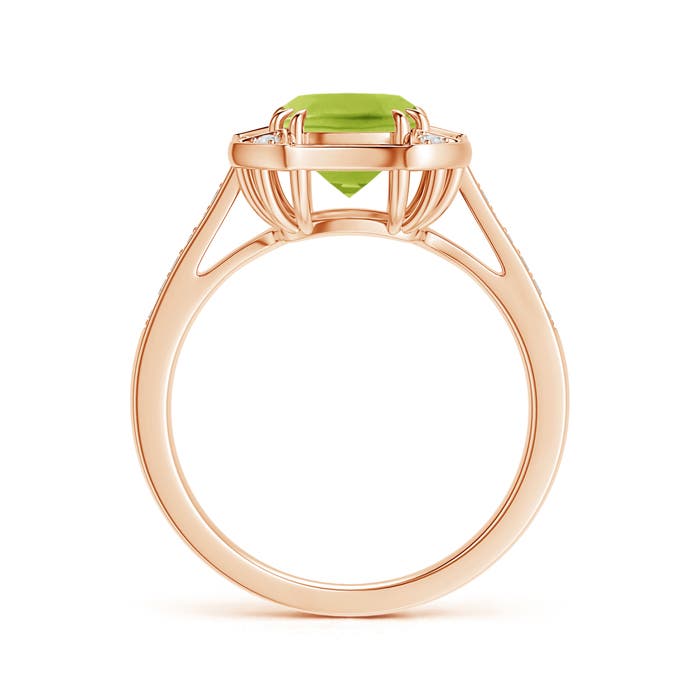 AA - Peridot / 1.67 CT / 14 KT Rose Gold