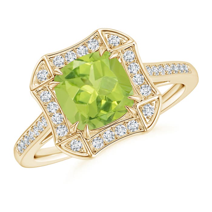 AA - Peridot / 1.67 CT / 14 KT Yellow Gold