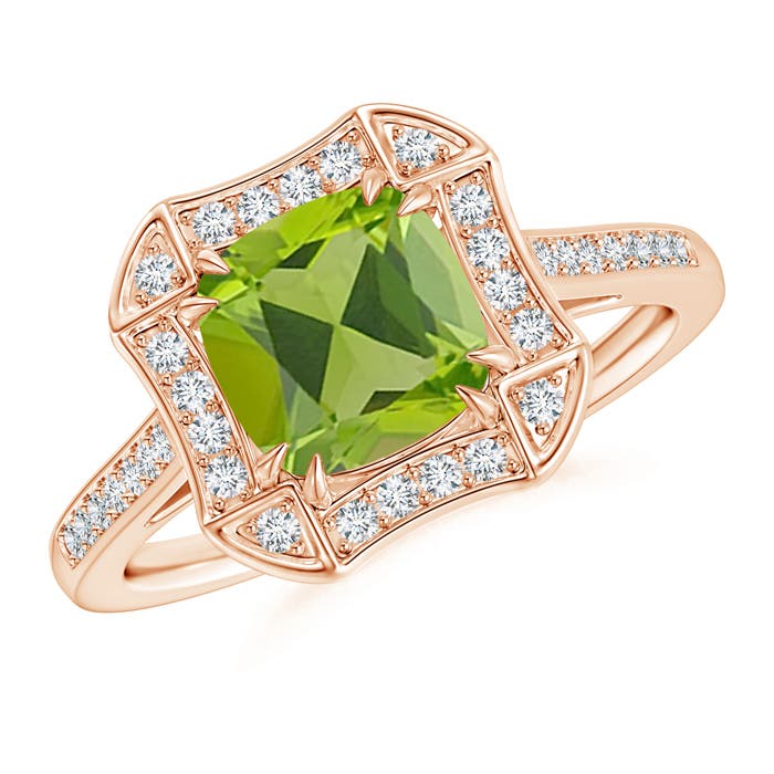 AAA - Peridot / 1.67 CT / 14 KT Rose Gold