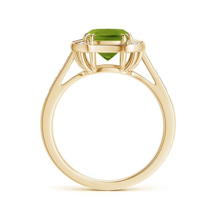 AAAA - Peridot / 1.67 CT / 14 KT Yellow Gold