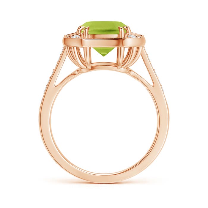 AA - Peridot / 2.29 CT / 14 KT Rose Gold