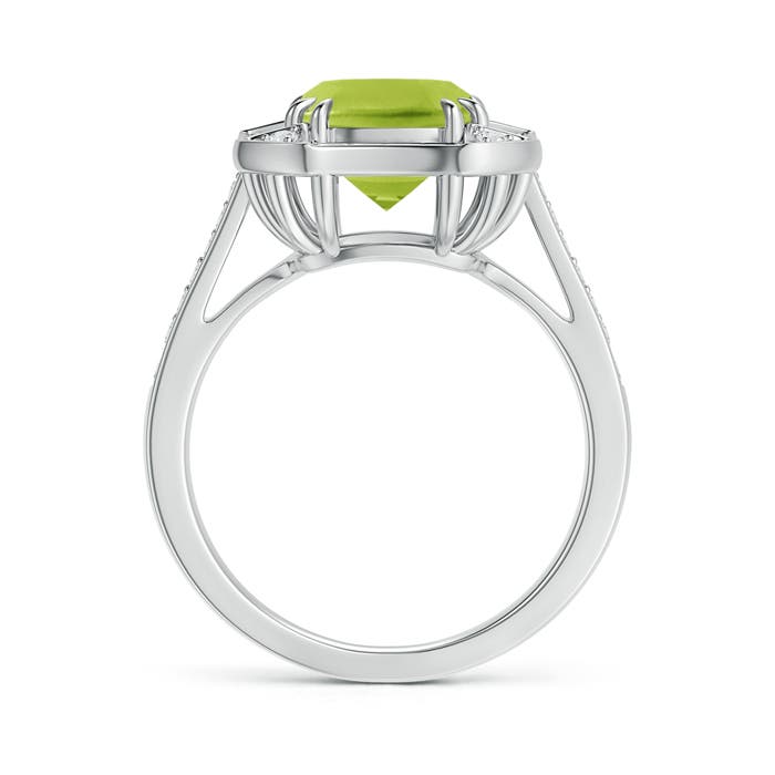 AA - Peridot / 2.29 CT / 14 KT White Gold