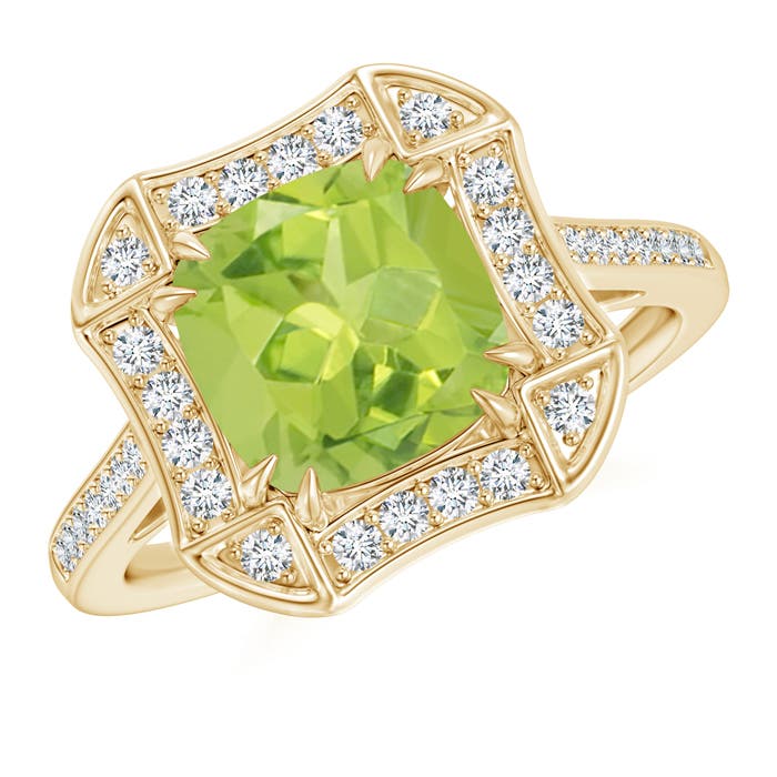 AA - Peridot / 2.29 CT / 14 KT Yellow Gold