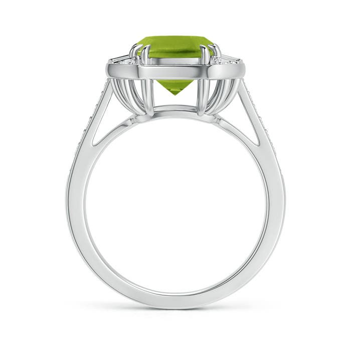 AAA - Peridot / 2.29 CT / 14 KT White Gold