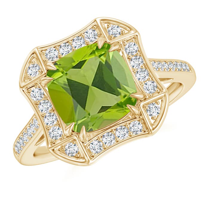 AAA - Peridot / 2.29 CT / 14 KT Yellow Gold