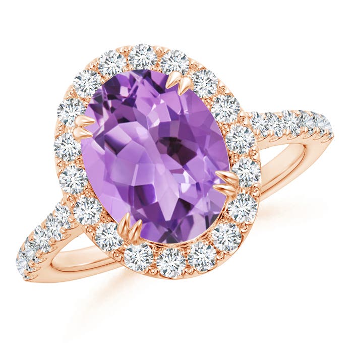 A - Amethyst / 2.91 CT / 14 KT Rose Gold