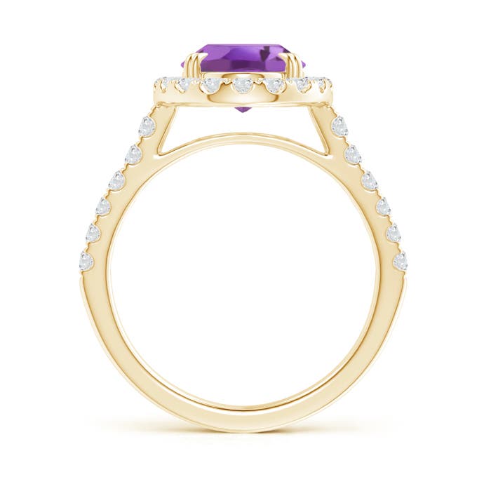 A - Amethyst / 2.91 CT / 14 KT Yellow Gold