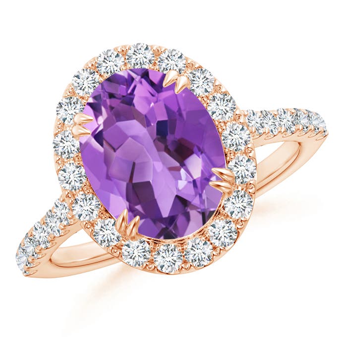 AA - Amethyst / 2.91 CT / 14 KT Rose Gold