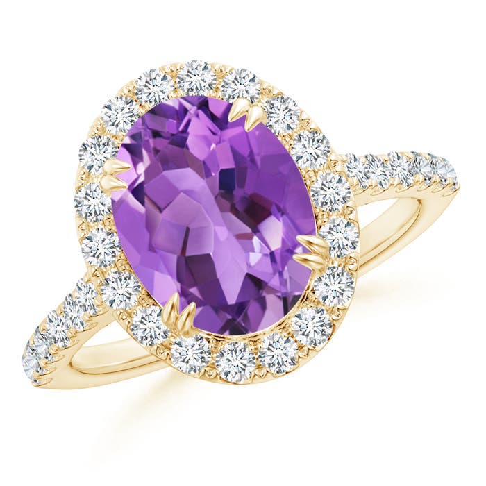 AA - Amethyst / 2.91 CT / 14 KT Yellow Gold