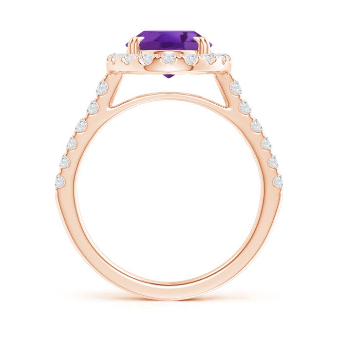 AAA - Amethyst / 2.91 CT / 14 KT Rose Gold