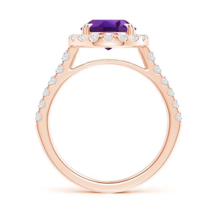 AAAA - Amethyst / 2.91 CT / 14 KT Rose Gold